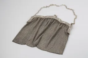 925 Silver Mesh Purse (266.94g.)