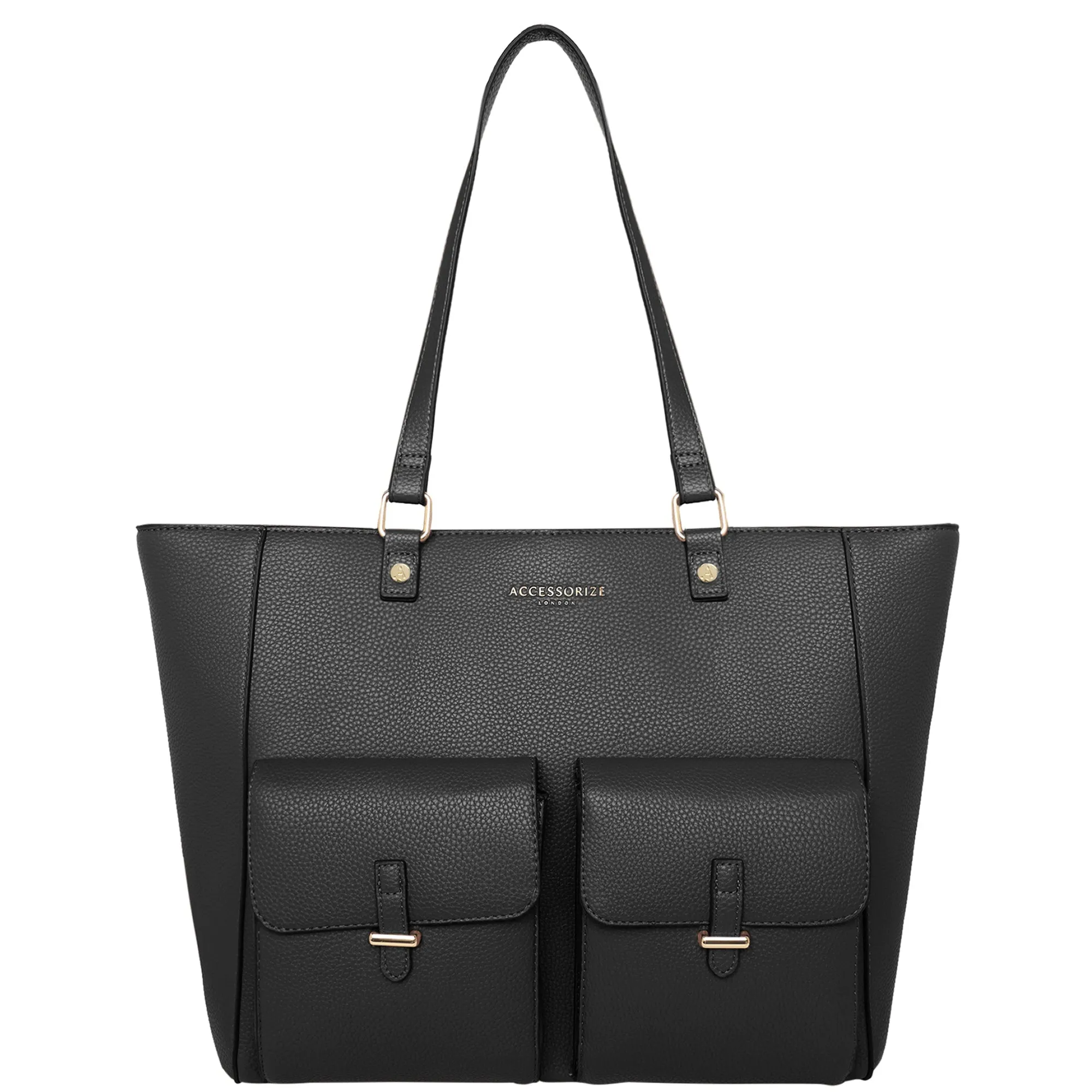 Accessorize London Women's Black Dana Tote Bag