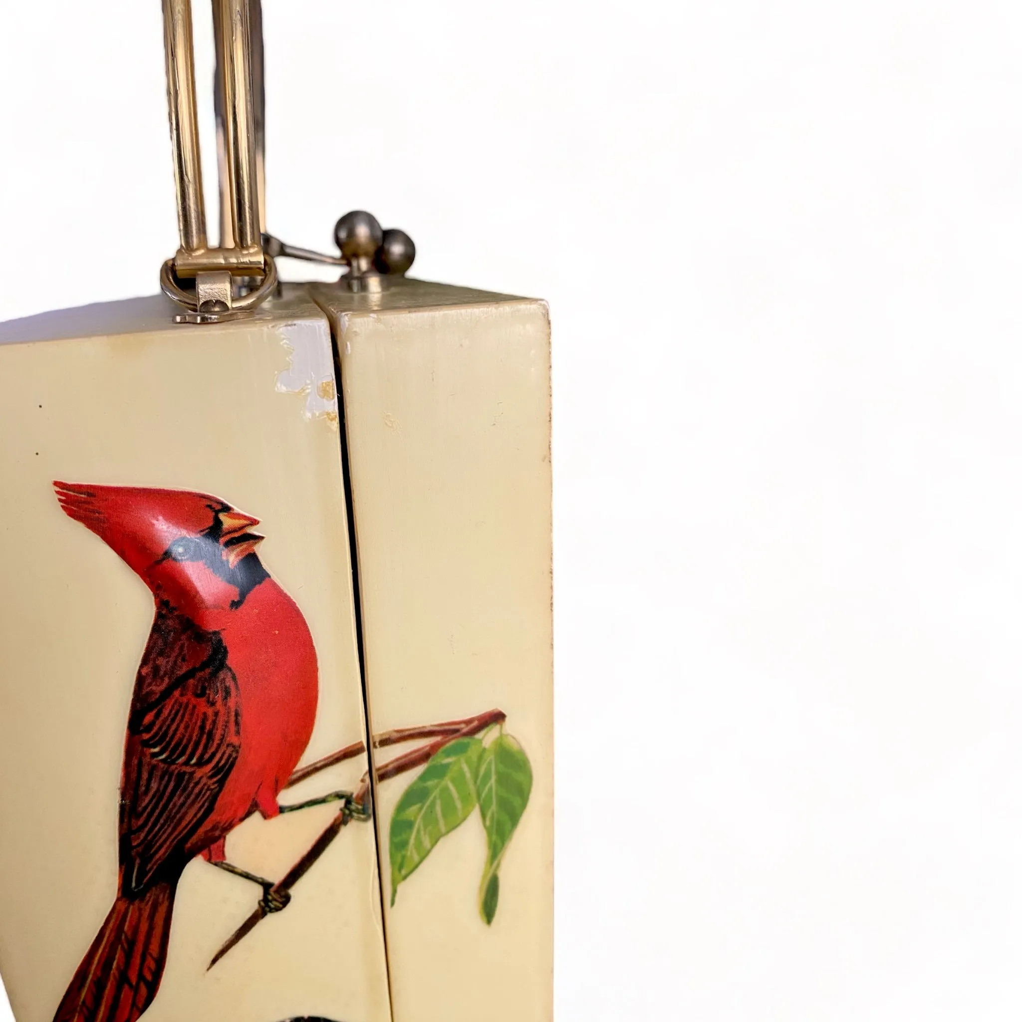 Annie Laurie Decoupage Bird Box Purse