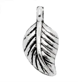 AVBeads Leaf Charms 15mm x 7mm Silver CHM23829 200pcs