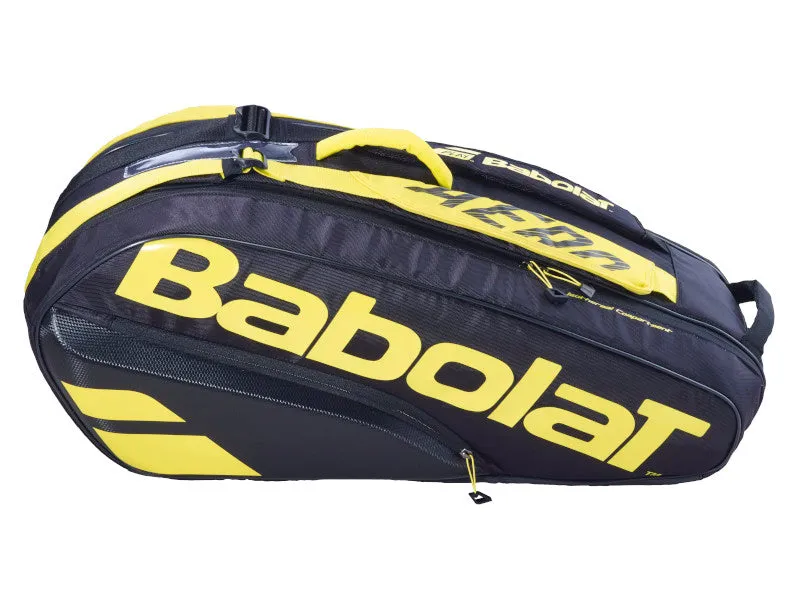 Babolat RH X6 Pure Aero Bag [Black/ Yellow]