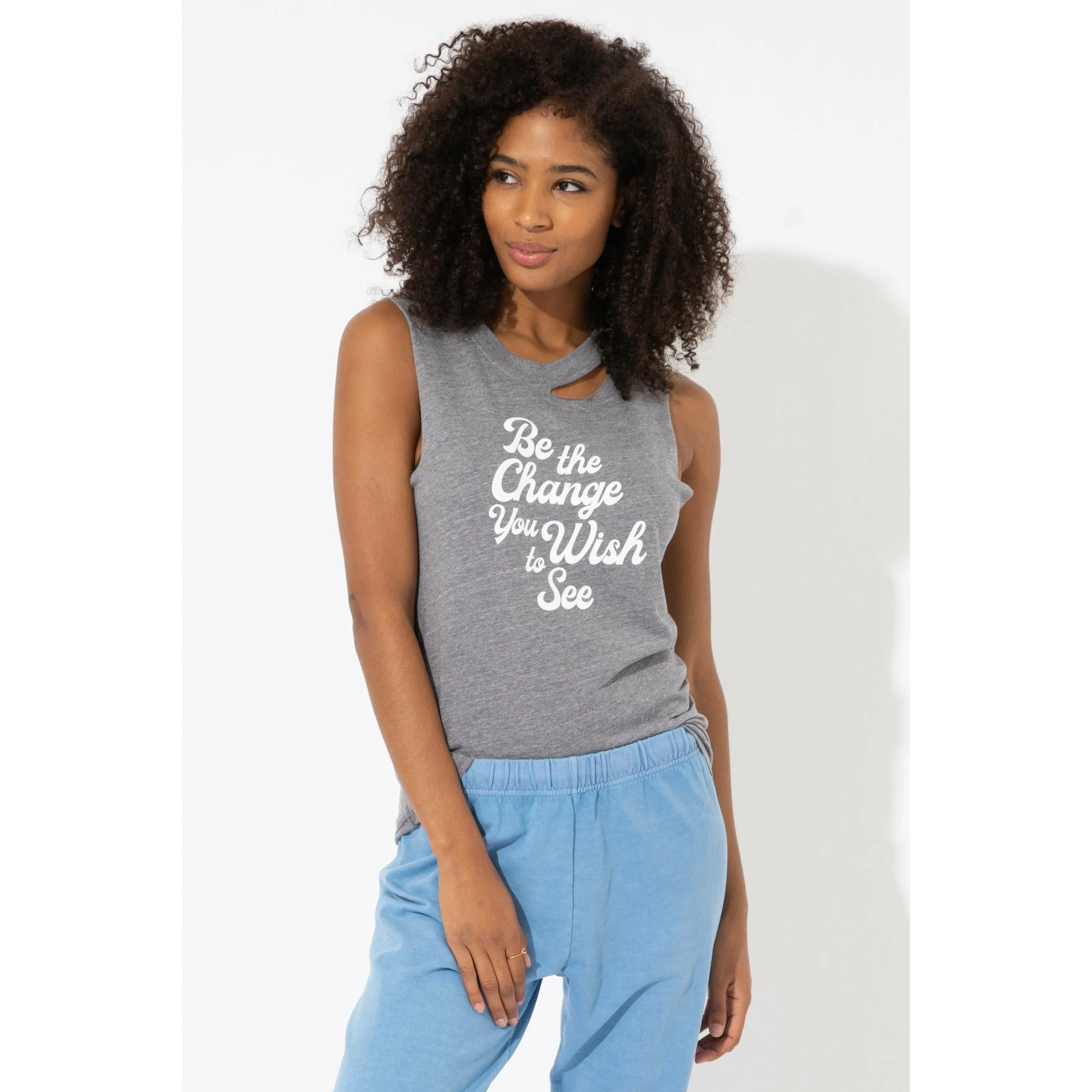 Be The Change Lily Muscle Tee