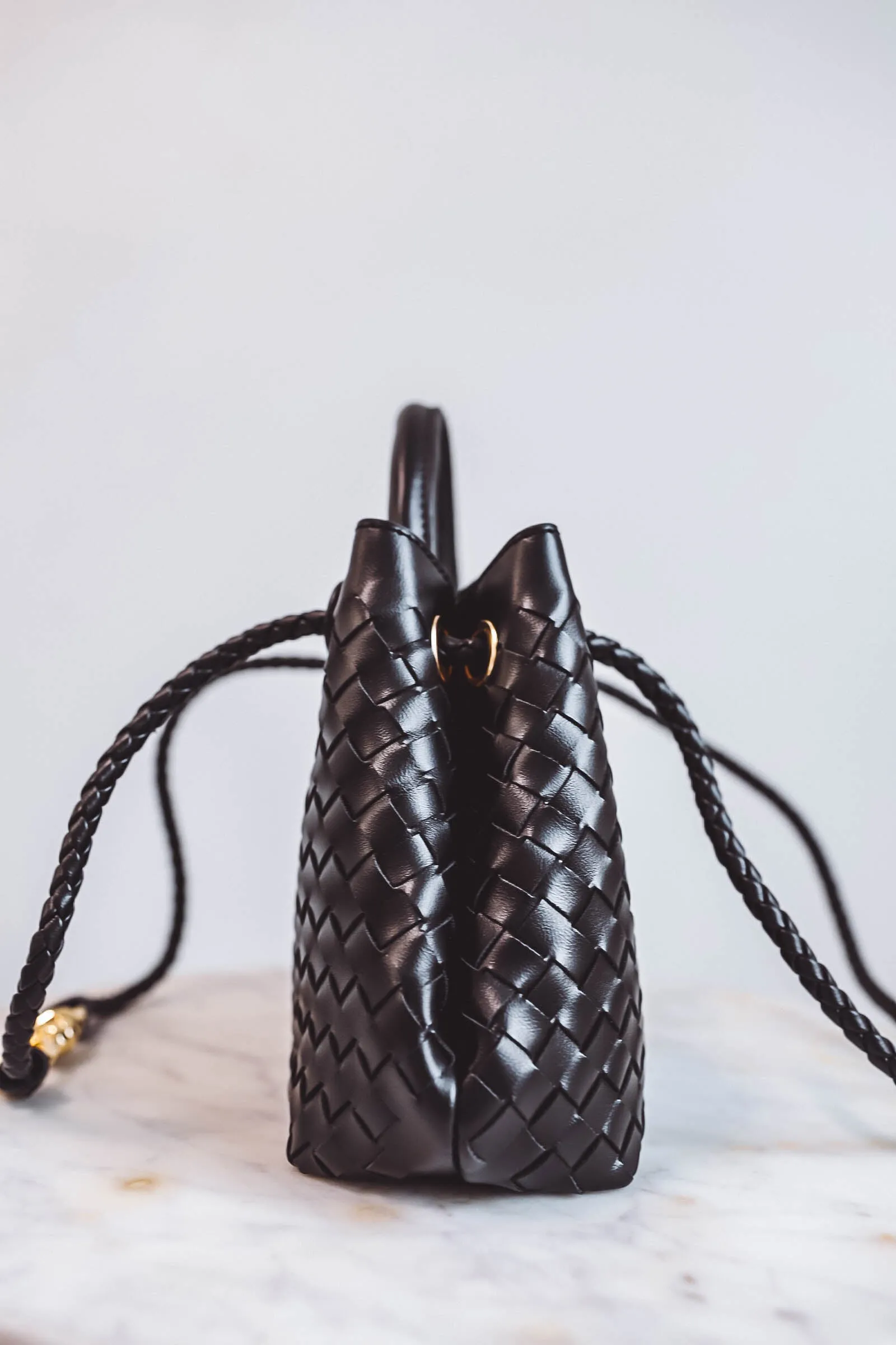 Blakely Woven Crossbody-Black