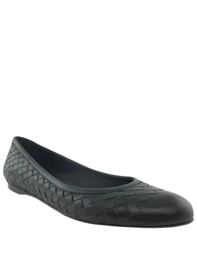 Bottega Veneta Intrecciato Nappa Peggy Ballerinas Size 7