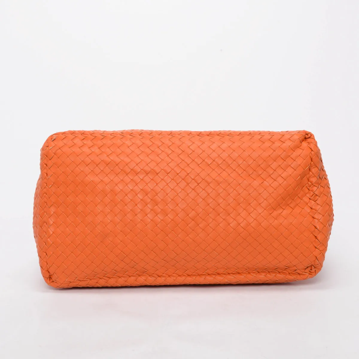 Bottega Veneta Orange Intrecciato Tote