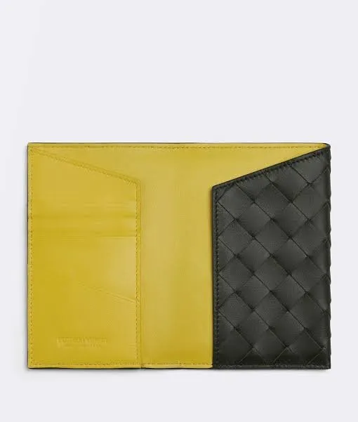 Bottega Veneta Passport Case Green