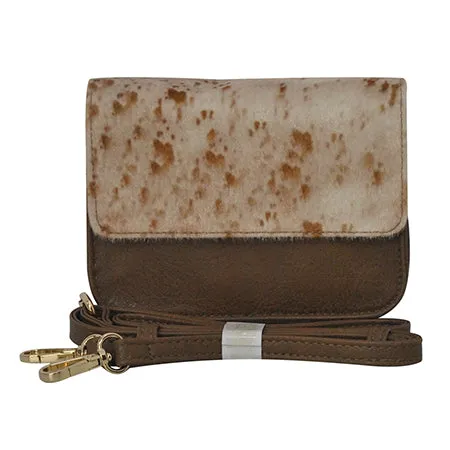 Brown Horse NGIL Faux Fur Clutch/Crossbody Bag