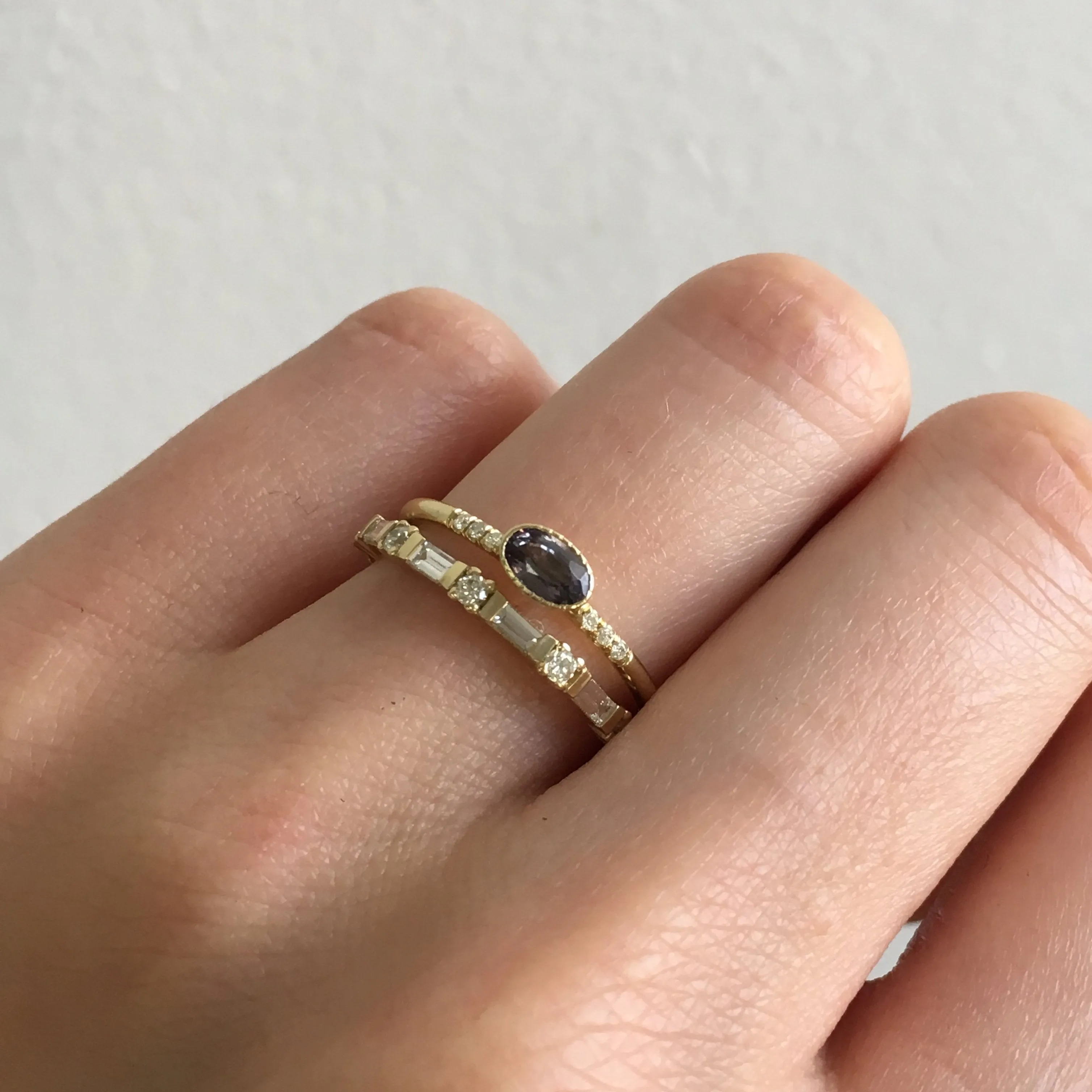 Color Change Garnet Equilibrium Ring