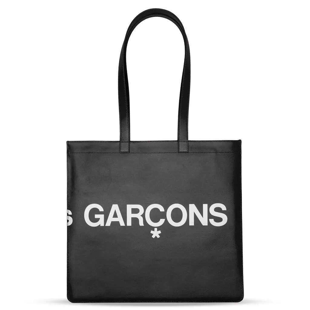 Comme des Garcons SA9001HL Huge Logo Tote Bag - Black