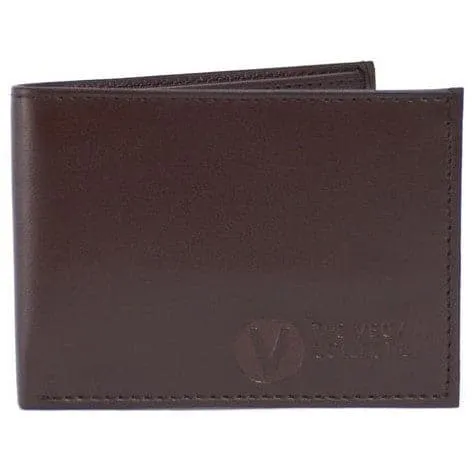 'Compact' Bi-Fold Vegan Wallet by The Vegan Collection - Brown