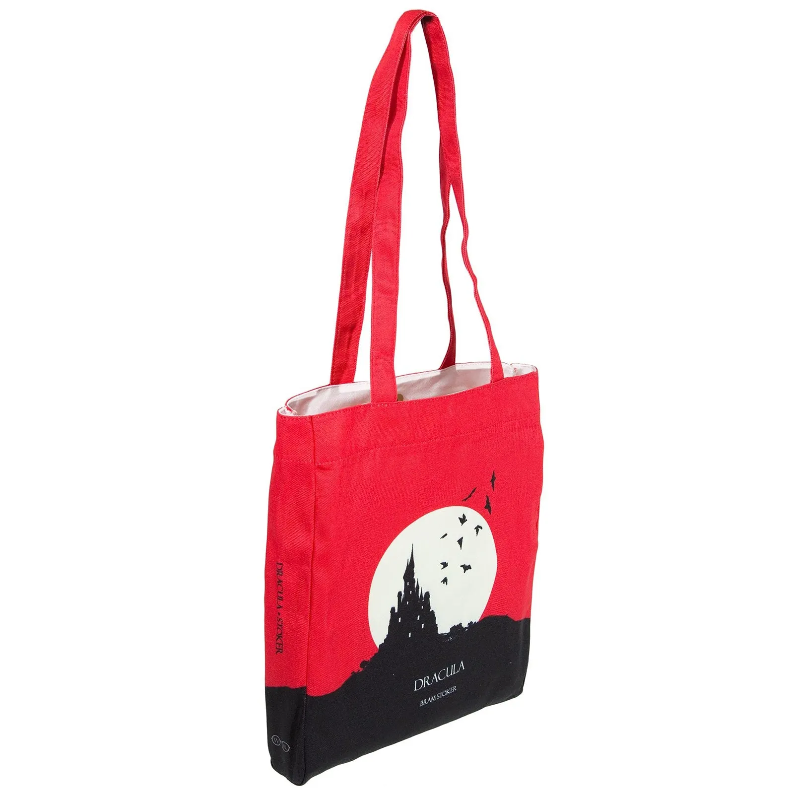 Dracula Moon Book Tote Bag