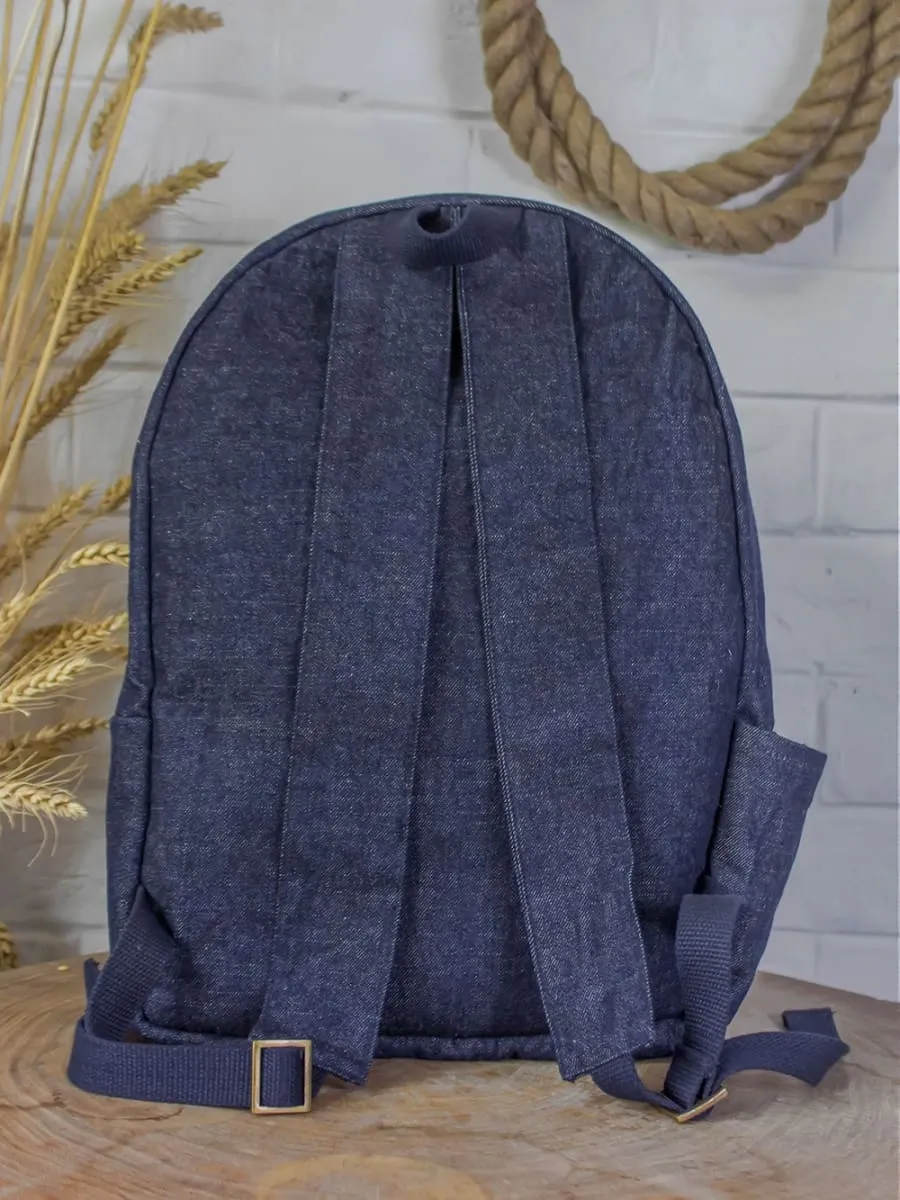 Dwij Upcycled Backpack -Classic Denim