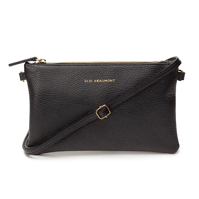 Elie Beaumont Crossbody Pouch Bag - Black