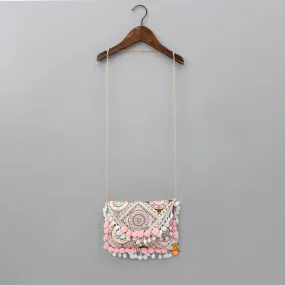 Faux Mirror Work Sling Bag