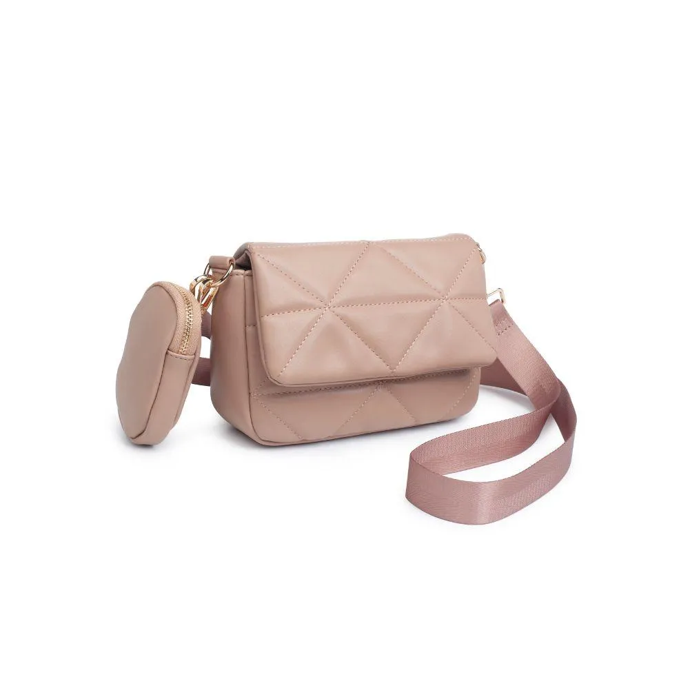 Gia Fashion Crossbody Bag in Nude