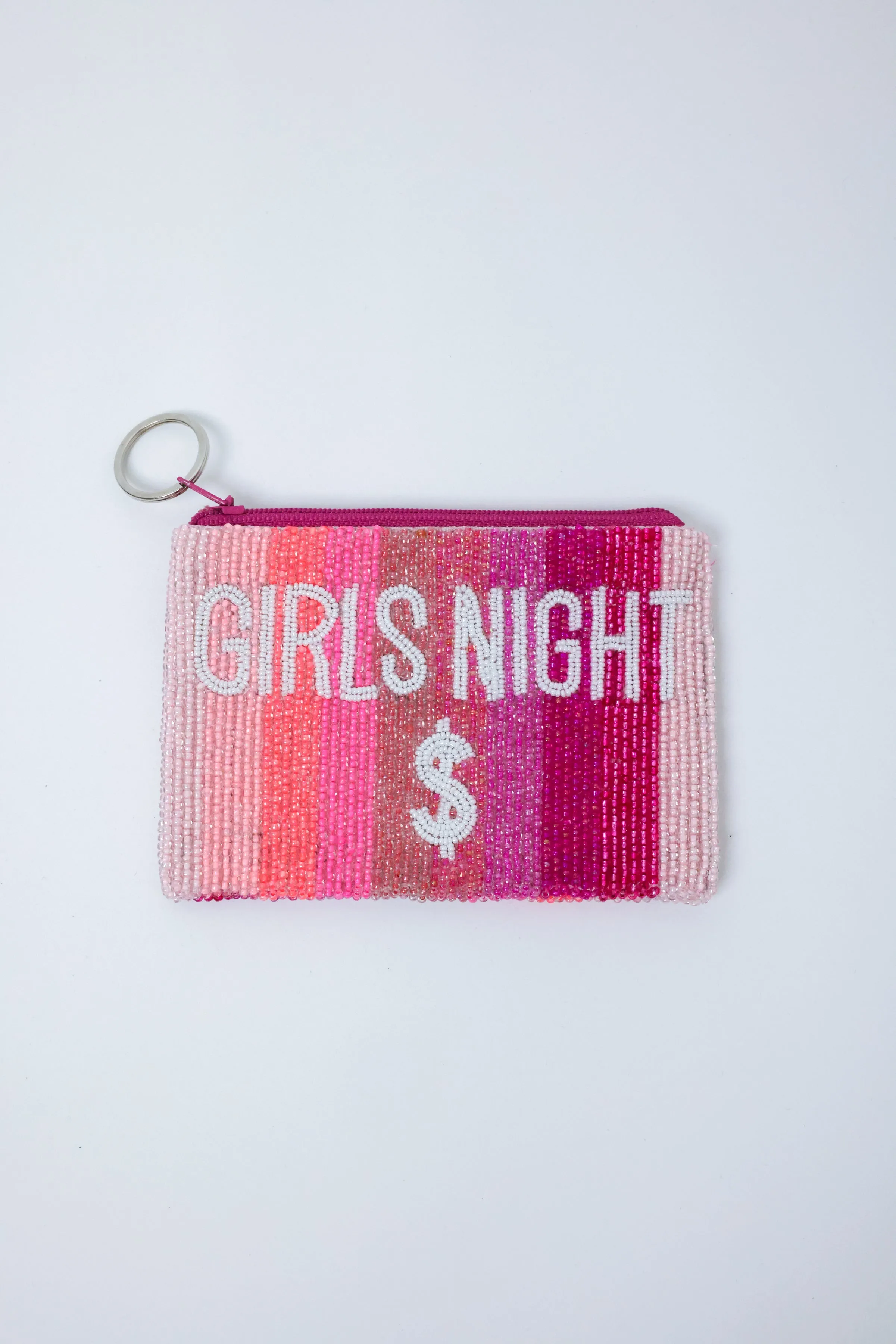 Girls Night Beaded Coin Purse