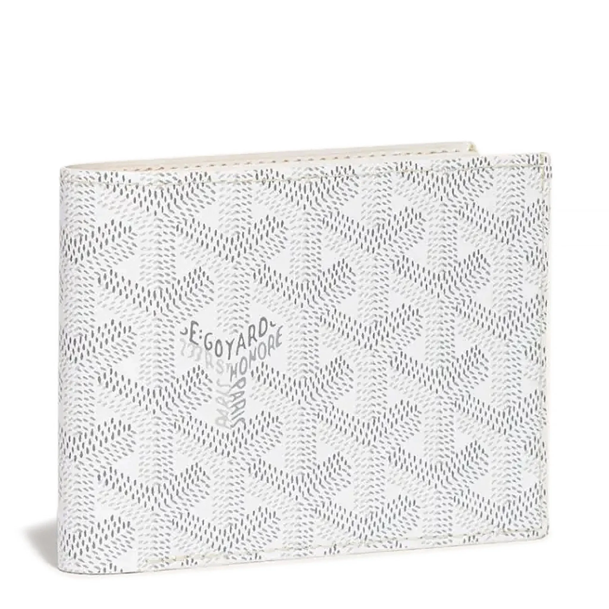 Goyard Victoire White Wallet