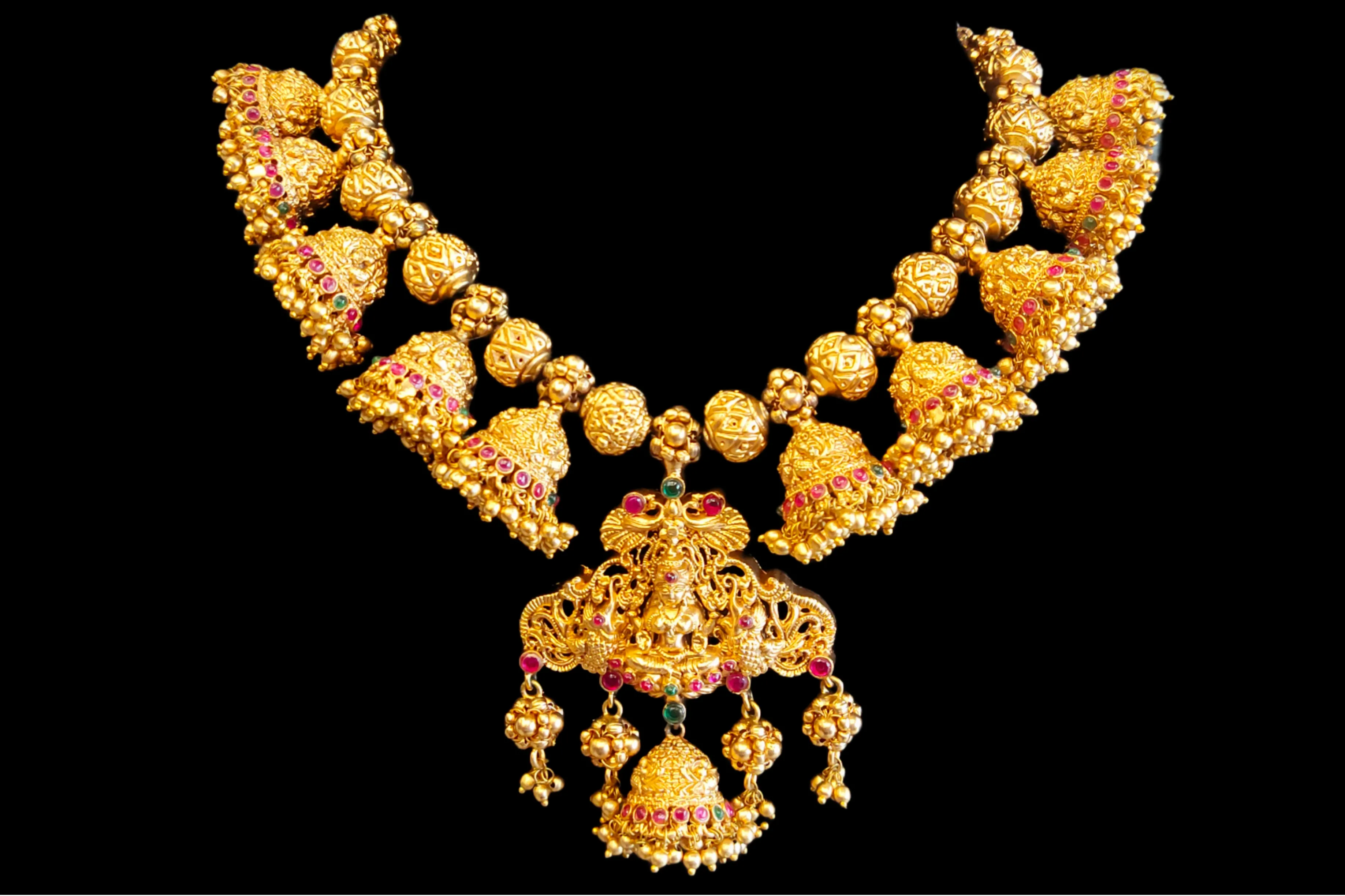 Grand Antique Necklace With Earrings By Asp Fashion Jewellery