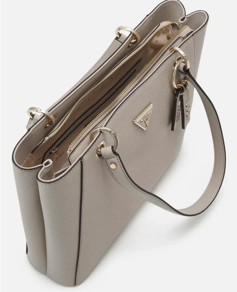 GUESS Taupe Noelle Shopper Bag