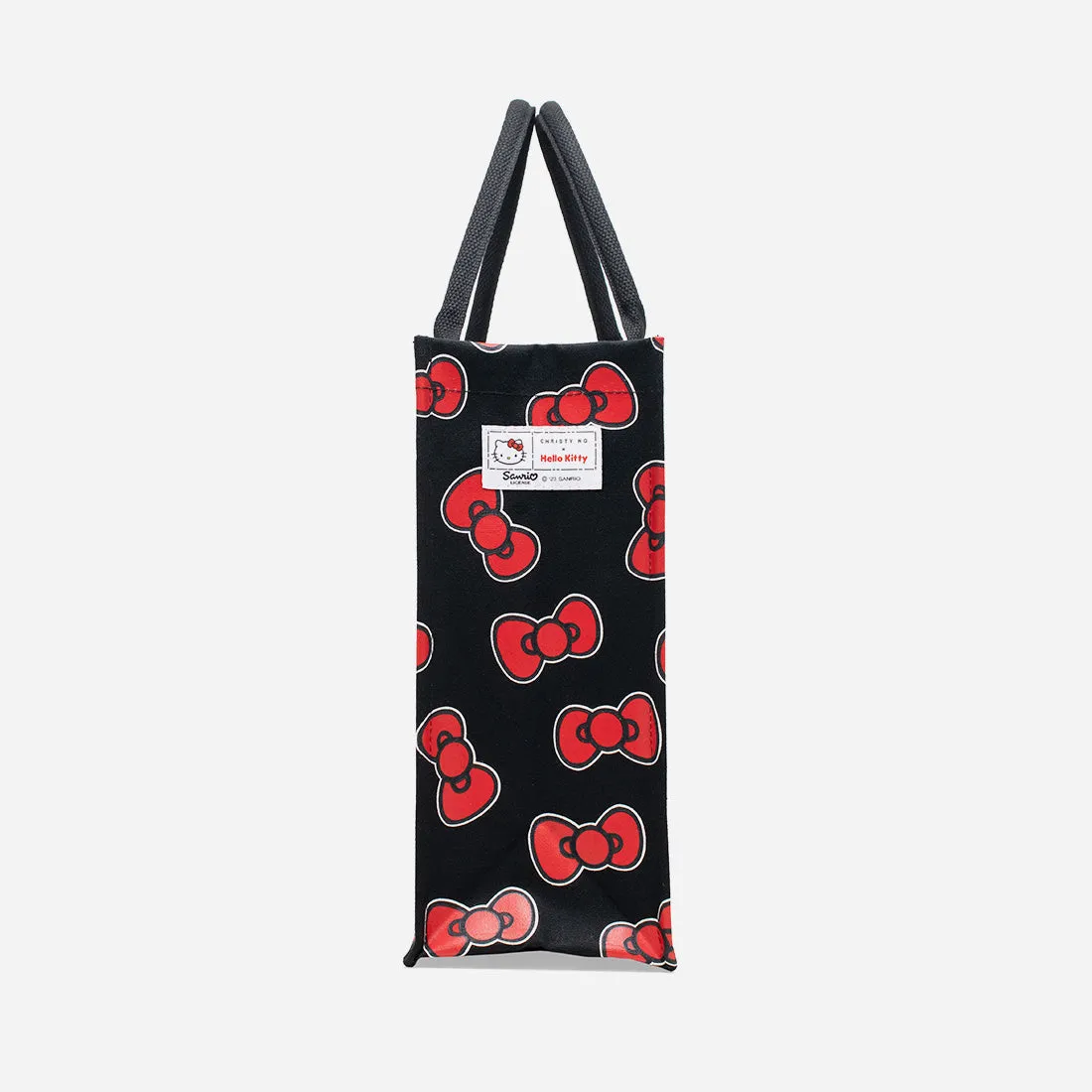 Hello Kitty Ribbon-Accented Reusable Grocery Tote Bag