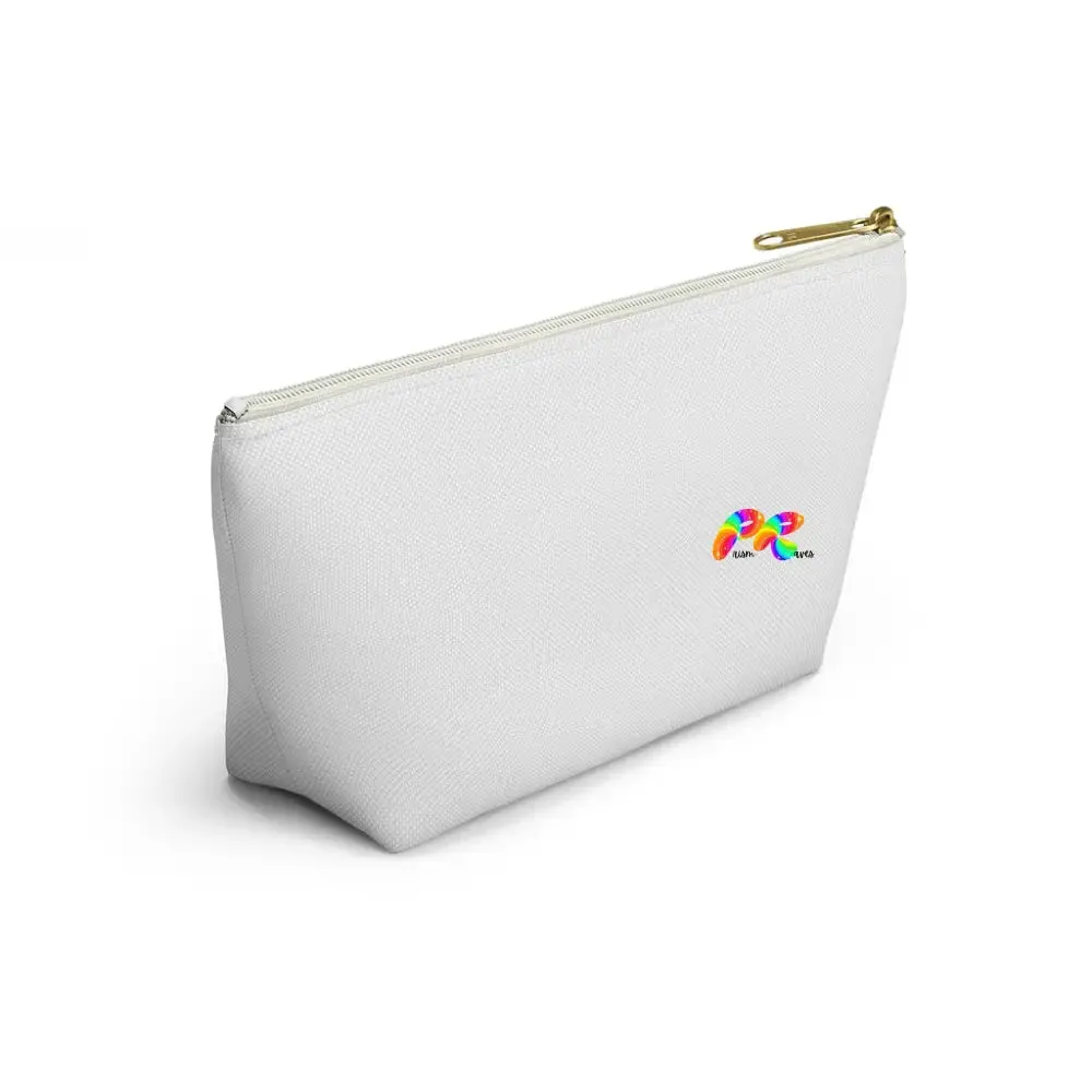 Hoops White Makeup Bag