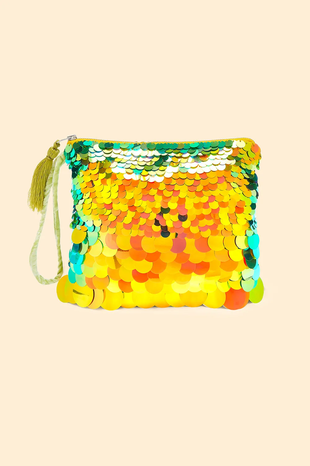 ISLA SEQUIN PURSE - CITRUS