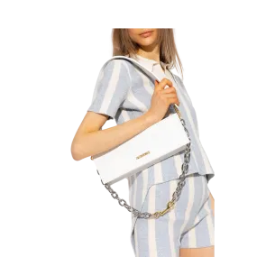 Jacquemus Ciu Ciu Chain Shoulder Bag White