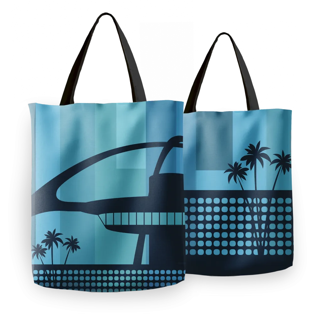 JBDSGND | LAX Palms Tote Bag