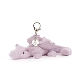 Jellycat Lavender Dragon Bag Charm