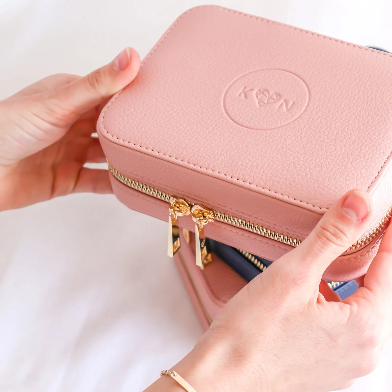 Jewellery Travel Case • Blush Pink