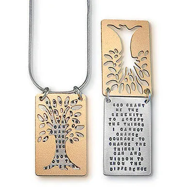 Kathy Bransfield Serenity Prayer Necklace