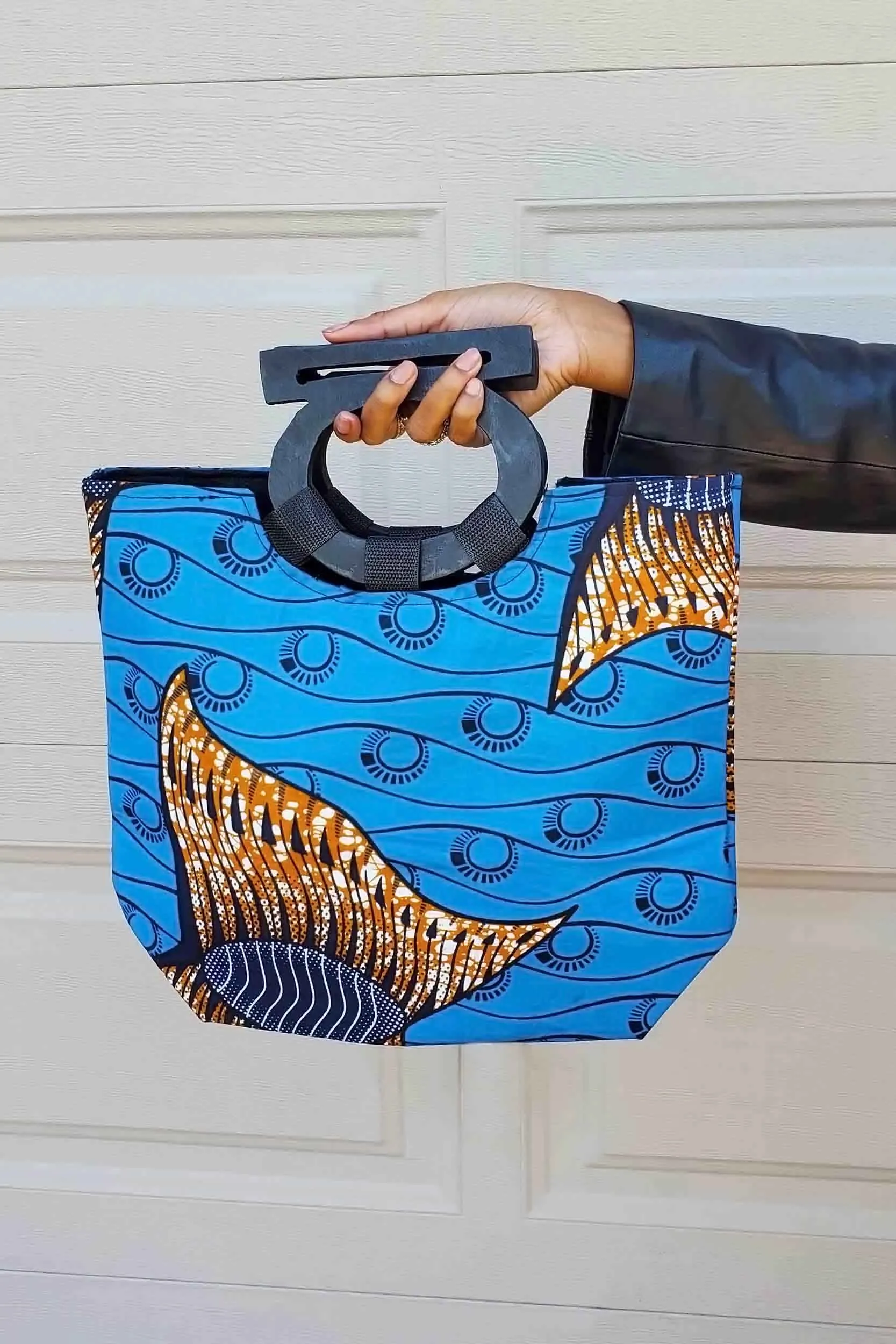 Koleta African Print Tote Bag