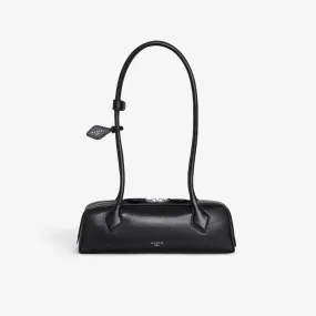 LE TECKEL MEDIUM BAG IN GOATSKIN - BLACK