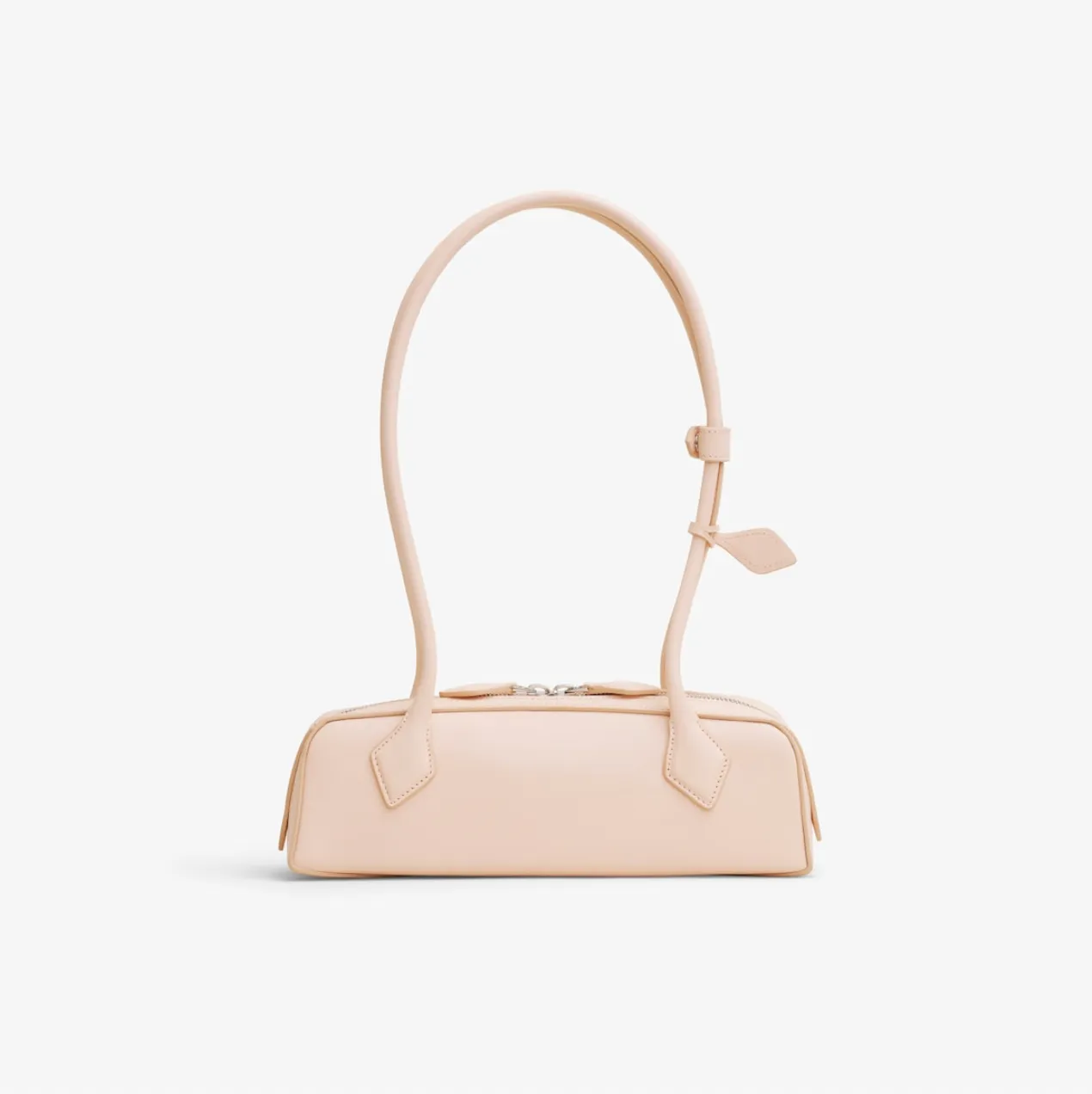 LE TECKEL MEDIUM BAG IN GOATSKIN - NUDE