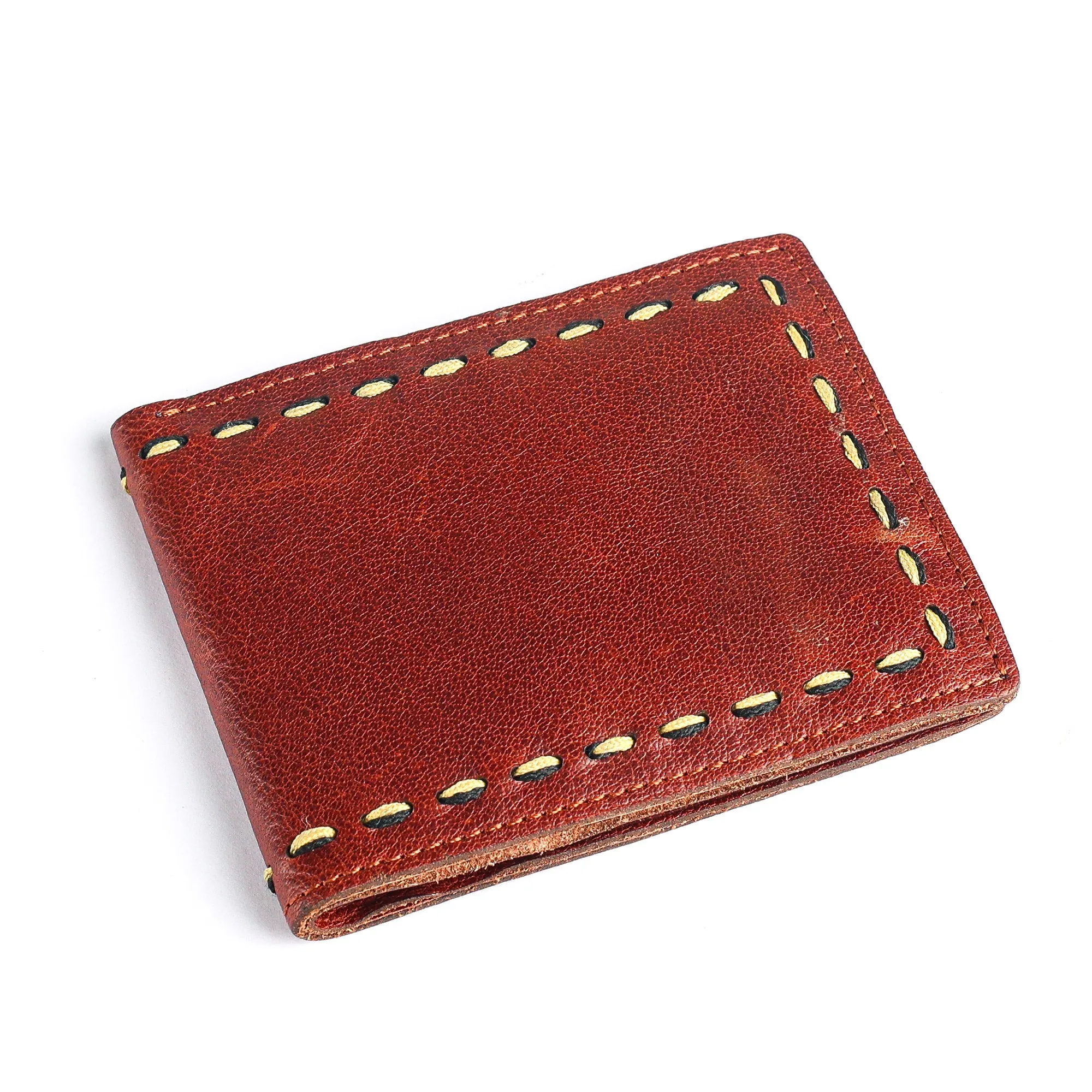 Leather Wallet CW ST BROWN