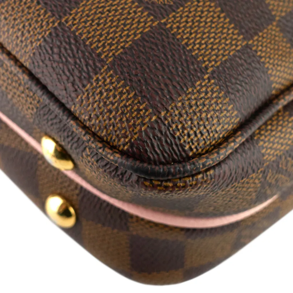 Classic Louis Vuitton Clapton PM Bag in Elegant Damier Ebene Canvas