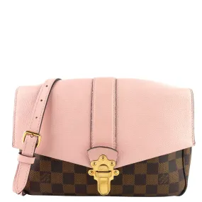 Classic Louis Vuitton Clapton PM Bag in Elegant Damier Ebene Canvas