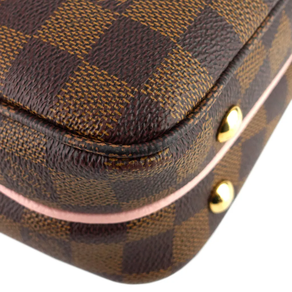 Classic Louis Vuitton Clapton PM Bag in Elegant Damier Ebene Canvas