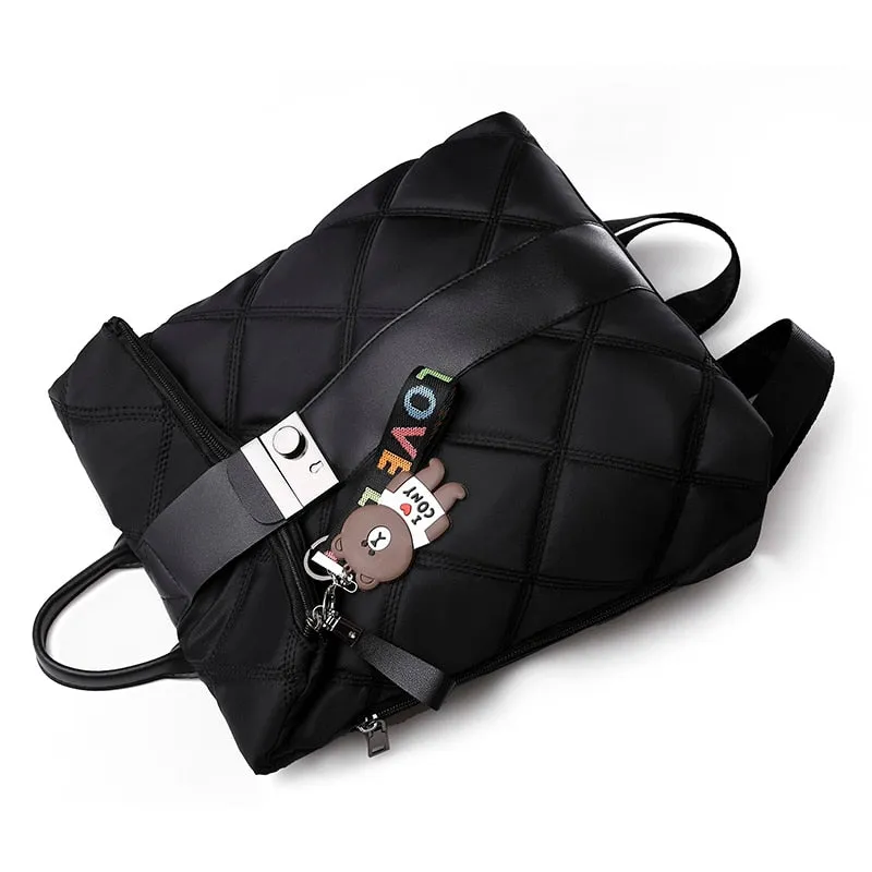 Luxury Riveted Anti-Theft PU Leather Backpack