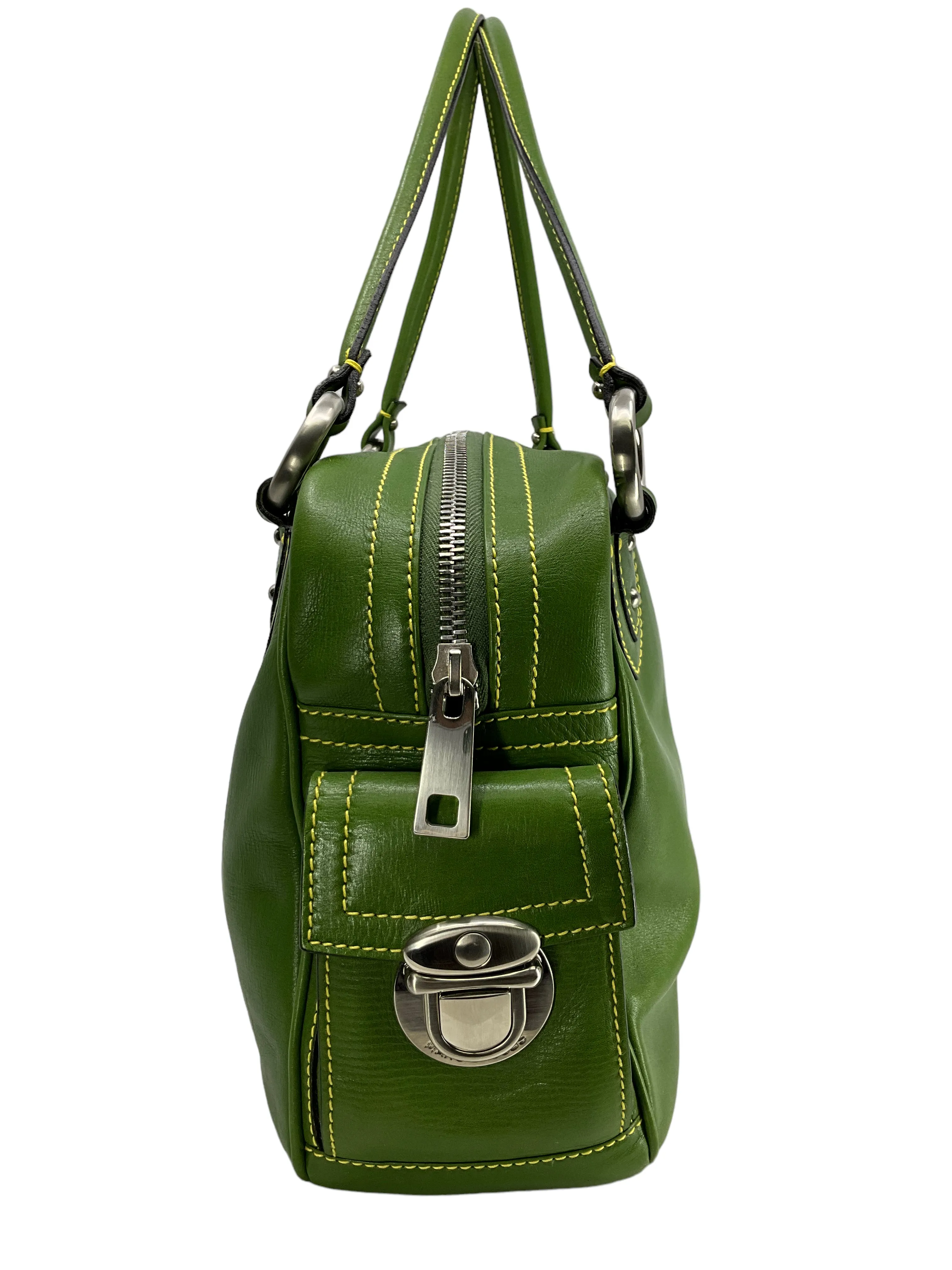 Stylish Marc Jacobs Green Shoulder Bag - Trendy Designer Handbag