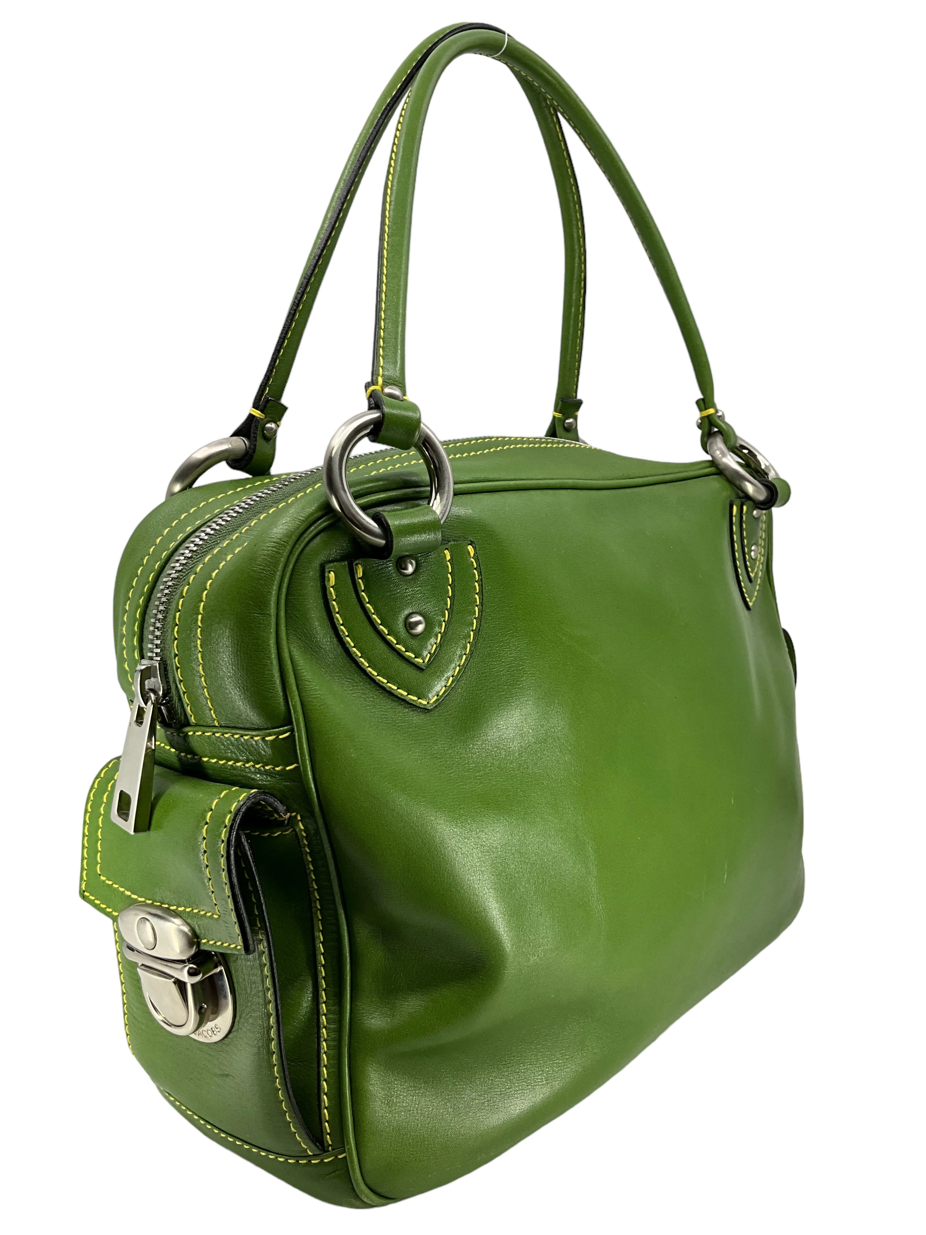 Stylish Marc Jacobs Green Shoulder Bag - Trendy Designer Handbag