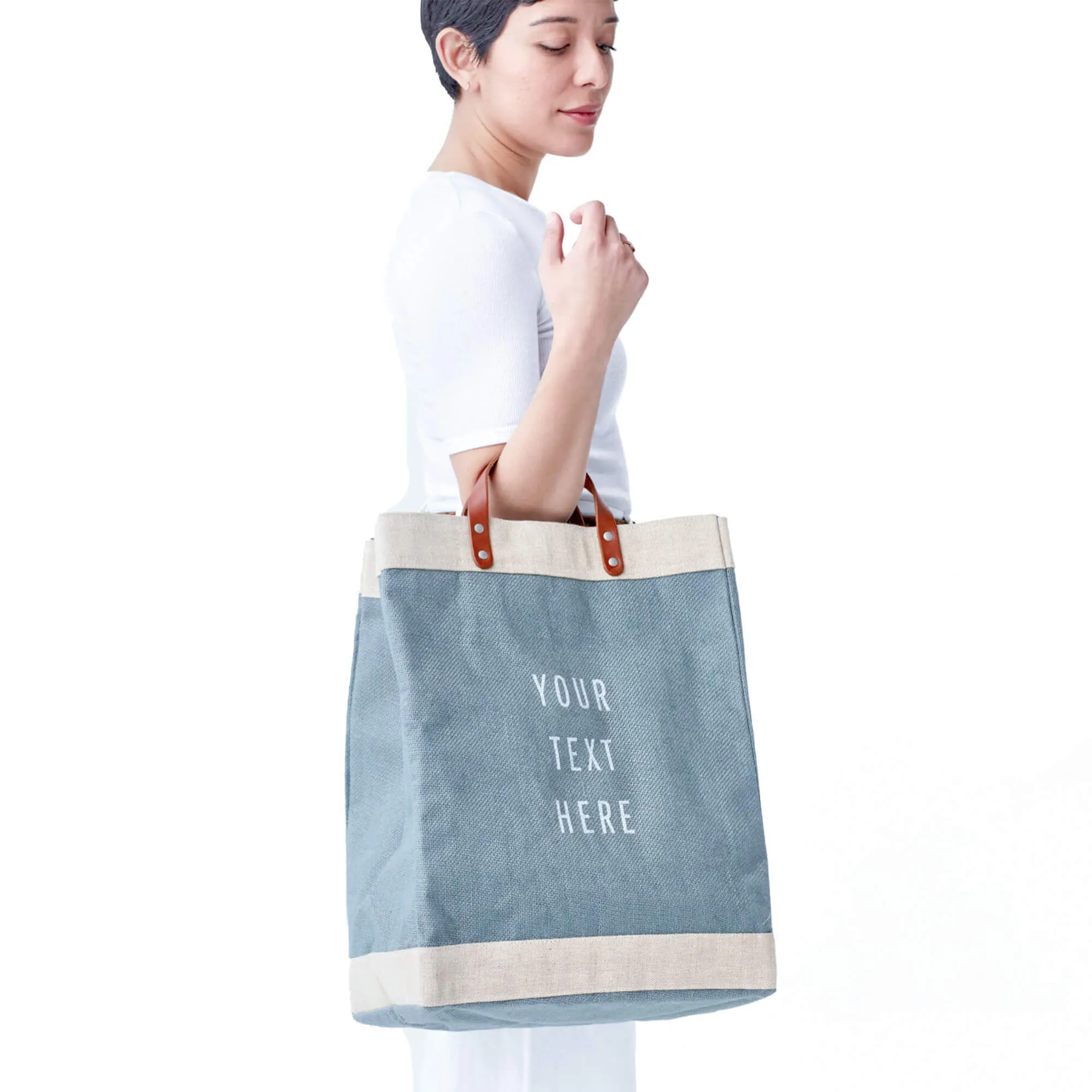 Market Bag in Cool Gray