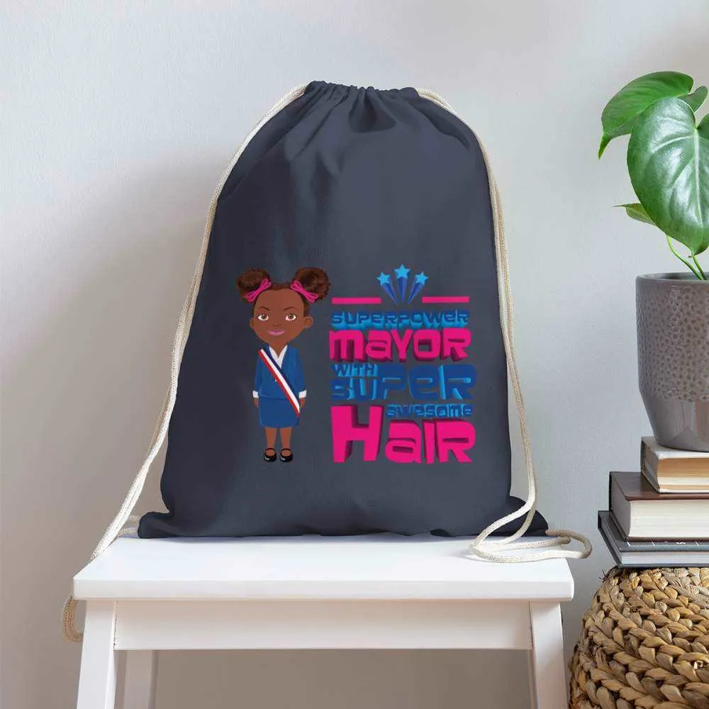 Mayor Cotton Drawstring Bag