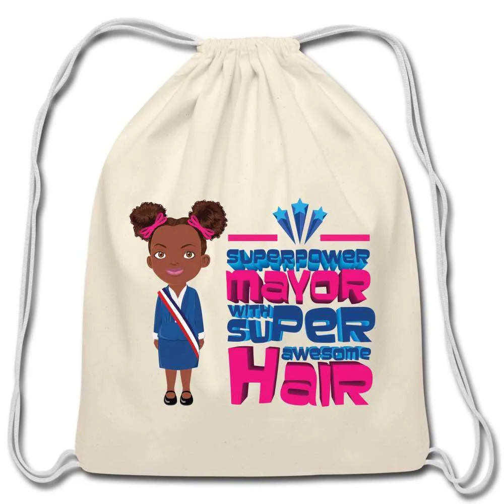 Mayor Cotton Drawstring Bag