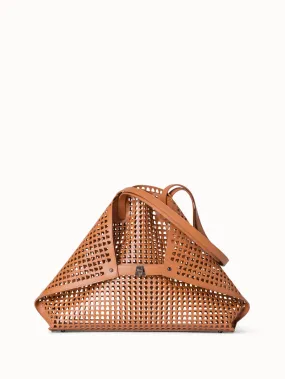 Medium Ai Shoulder Bag in Trapez Lasercut