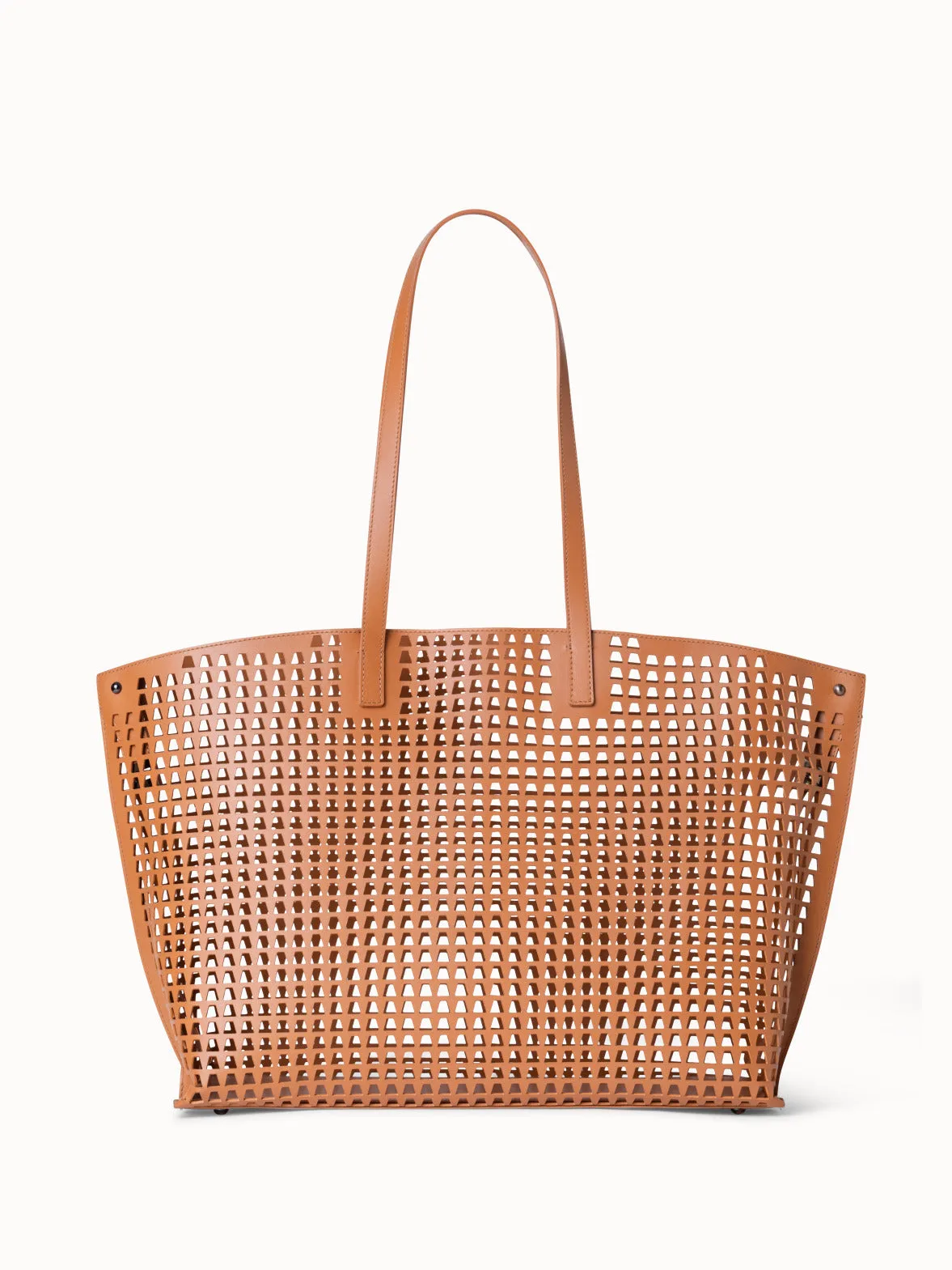 Medium Ai Shoulder Bag in Trapez Lasercut