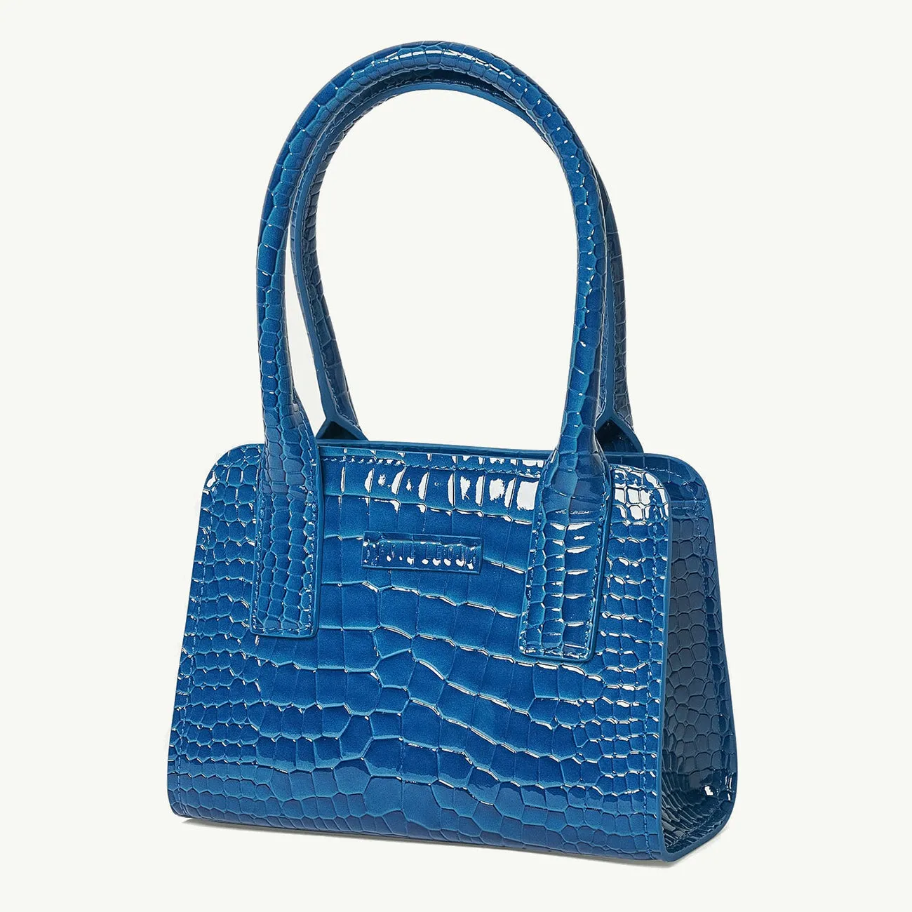 PALOMA MINI TOTE BAG COBALT RECYCLED CROC