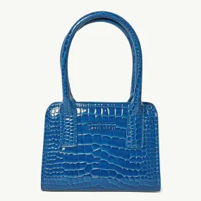 PALOMA MINI TOTE BAG COBALT RECYCLED CROC