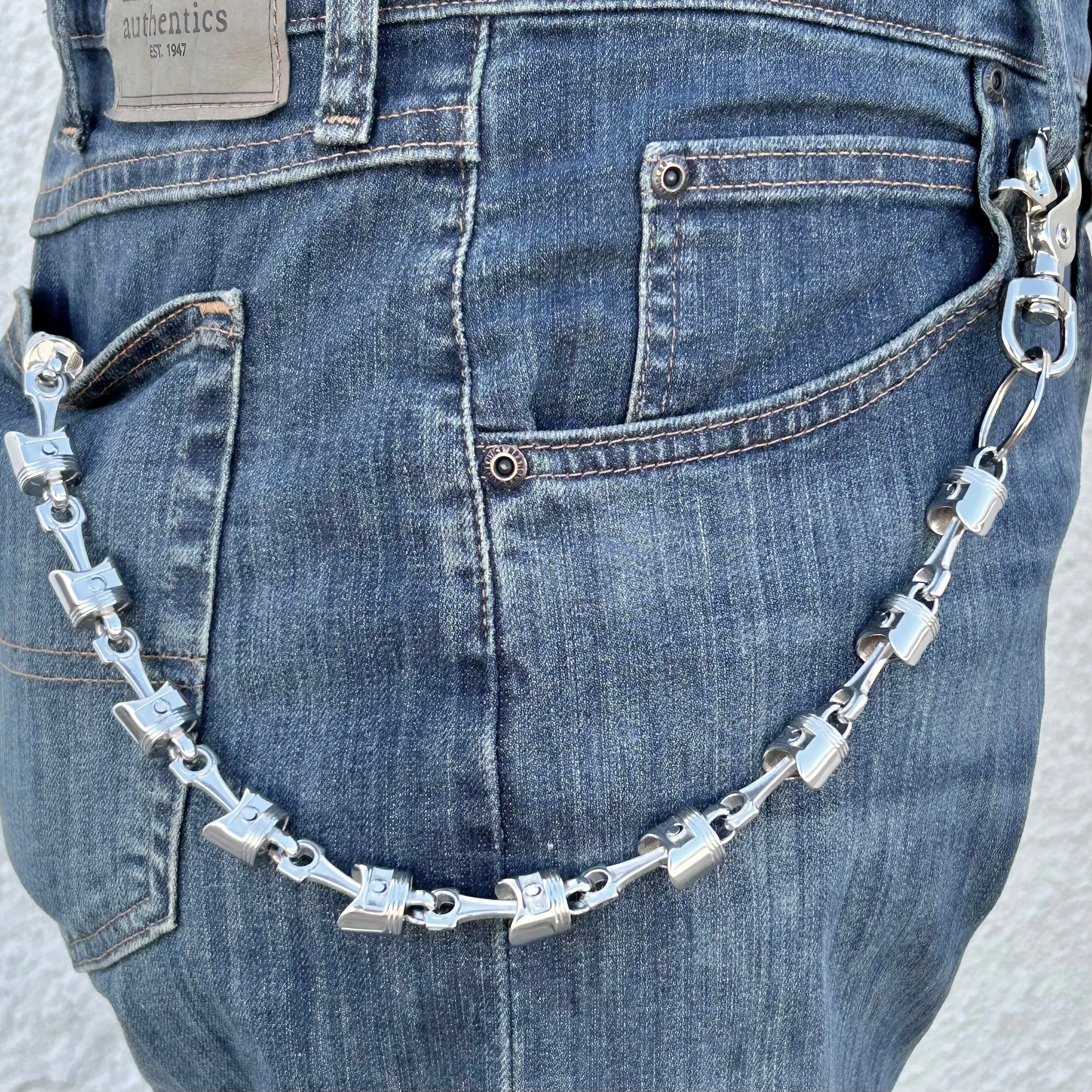 Piston - Polished - Wallet Chain - PN01