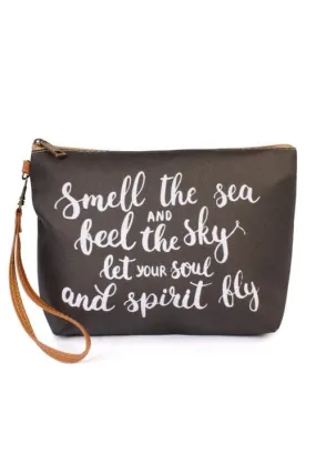 "Smell The Sea..." Wristlet Make Up Bag - Pack of 6